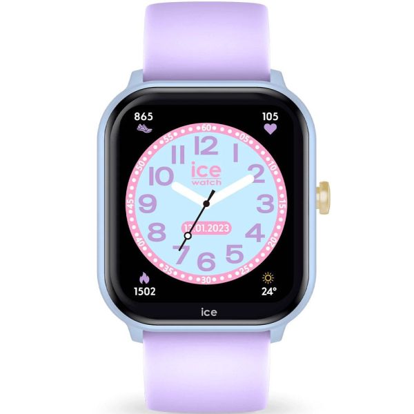 Ice Watch Smart 2.0 Soft Blue Purple gyerek okosóra 36mm 022800