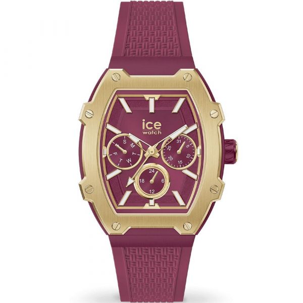 Ice Watch Boliday Gold Burgundy női karóra 35mm 022868