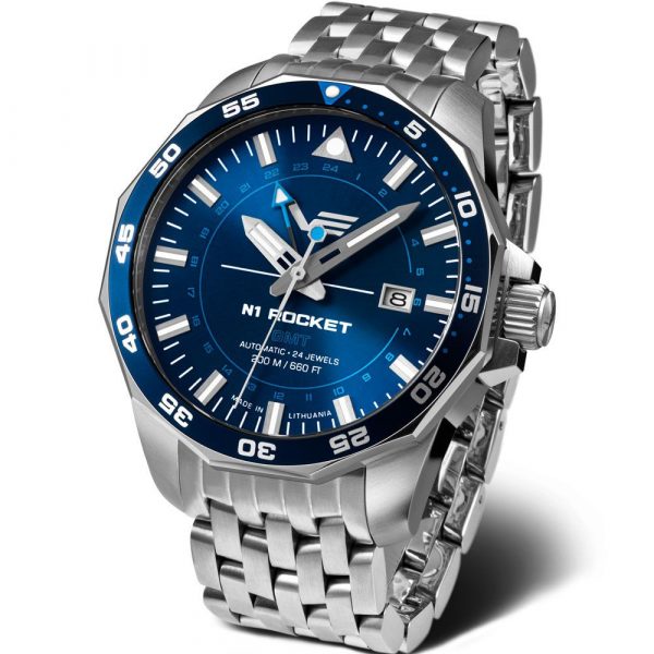 Vostok Europe N1 Rocket GMT férfi karóra NH34A-225A712-B