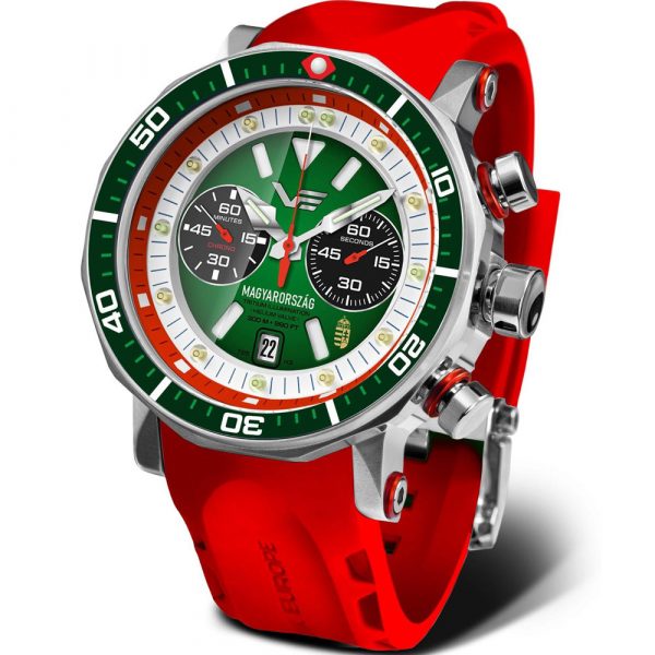 Vostok Europe Lunokhod 2 Magyarország Limited Edition 100 darabos kiadású férfi karóra 620AHUN