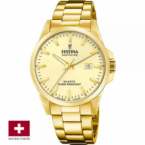 Festina Swiss Made Acier férfi karóra F20044/4