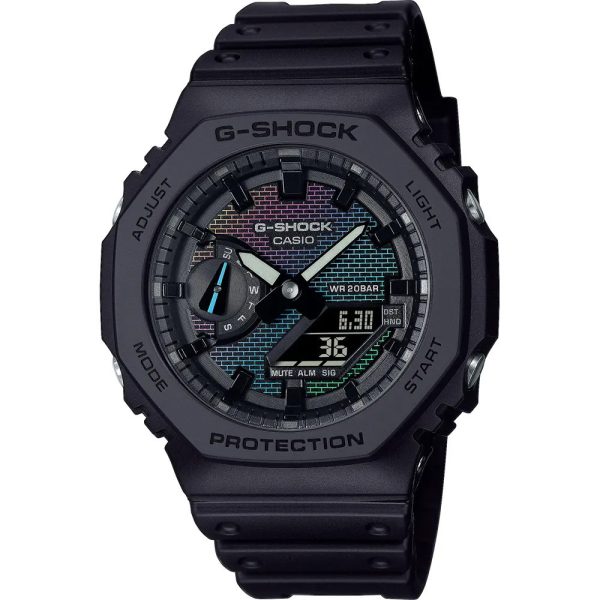 Casio G-Shock Rainbow Brick Wall férfi karóra GA-2100RW-1AER