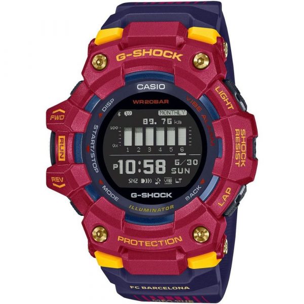 Casio G-Shock G-Squad FC Barcelona Matchday Limited Edition férfi karóra GBD-100BAR-4ER