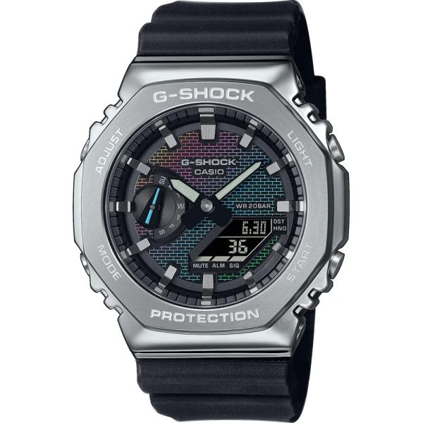 Casio G-Shock Rainbow Brick Wall férfi karóra GM-2100RW-1AER