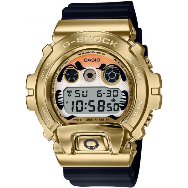 Casio G-Shock Gold Daruma BlackEyePatch Limited Edition férfi karóra GM-6900GDA-9ER