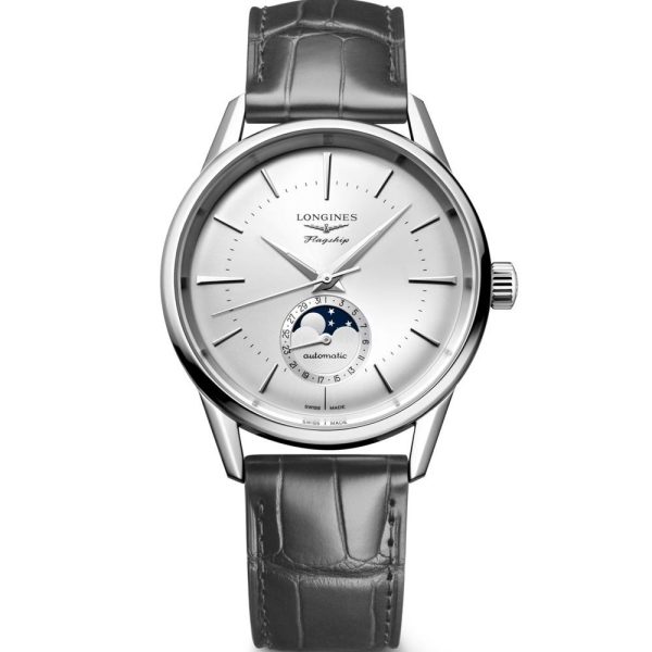 Longines Flagship Heritage Moonphase férfi karóra L4.815.4.72.2