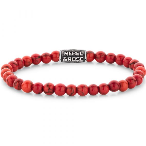 Rebel & Rose Red Delight Vintage férfi karkötő M RR-60118-V-M