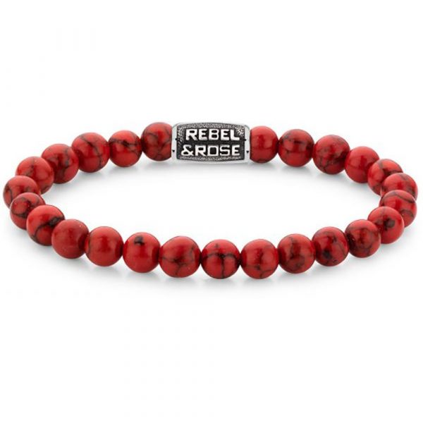 Rebel & Rose Red Delight Vintage férfi karkötő M RR-80099-V-M