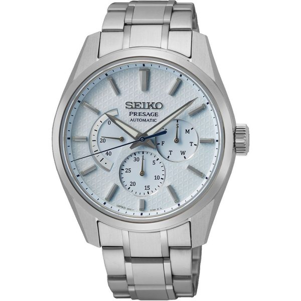 Seiko Presage Sharp Edged 'Geppaku' Moonlight férfi karóra SPB305J1