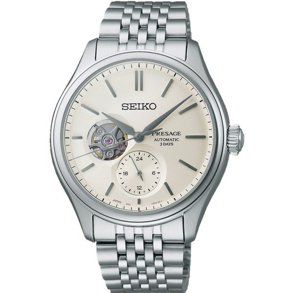 Seiko Presage Classic Shiro-iro Open heart férfi karóra SPB469J1