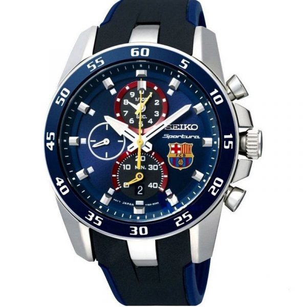 Seiko Sportura FC Barcelona férfi karóra SPC089P2