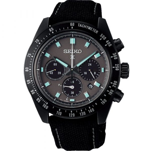 Seiko Prospex Black Series Night Vision Solar Speedtimer Chronograph férfi karóra SSC923P1