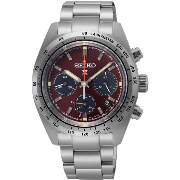 Seiko Prospex Speedtimer European Exclusive in Factory Red Limited Edition férfi karóra SSC953P1